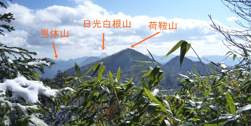 白尾山から南東