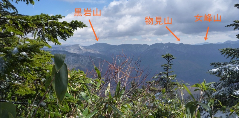 白尾山から東