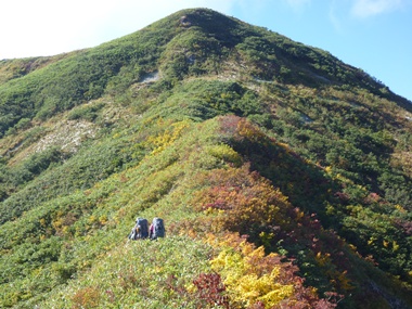 大水上山が目の前に